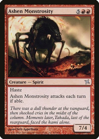 Ashen Monstrosity Betrayers of Kamigawa Magic card