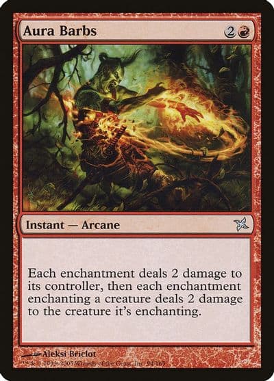 Aura Barbs Betrayers of Kamigawa Magic card