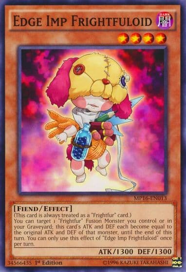 Edge Imp Frightfuloid 2016 Mega-Tins Mega Pack Yu-Gi-Oh! card