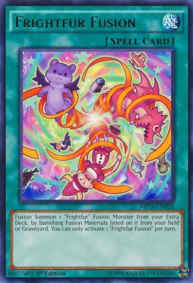 Frightfur Fusion 2016 Mega-Tins Mega Pack Yu-Gi-Oh! card
