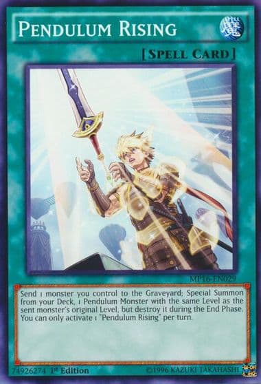 Pendulum Rising 2016 Mega-Tins Mega Pack Yu-Gi-Oh! card