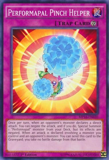 Performapal Pinch Helper 2016 Mega-Tins Mega Pack Yu-Gi-Oh! card