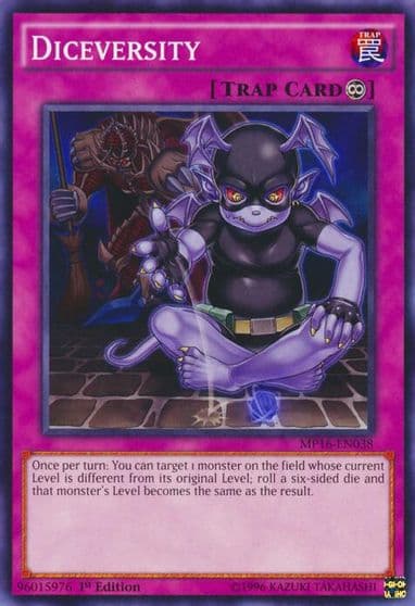 Diceversity 2016 Mega-Tins Mega Pack Yu-Gi-Oh! card