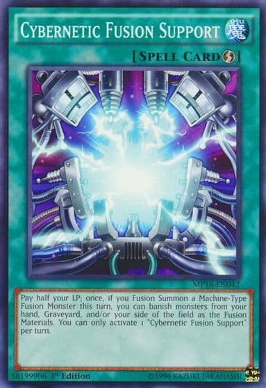Cybernetic Fusion Support 2016 Mega-Tins Mega Pack Yu-Gi-Oh! card