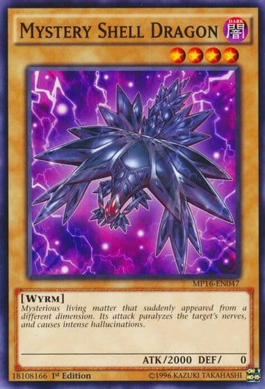 Mystery Shell Dragon 2016 Mega-Tins Mega Pack Yu-Gi-Oh! card