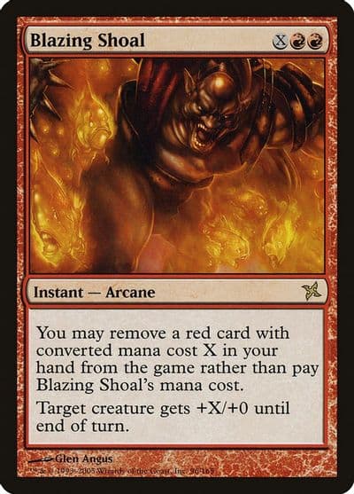 Blazing Shoal Betrayers of Kamigawa Magic card