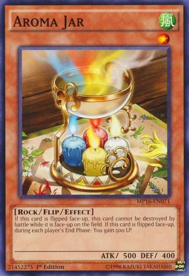 Aroma Jar 2016 Mega-Tins Mega Pack Yu-Gi-Oh! card