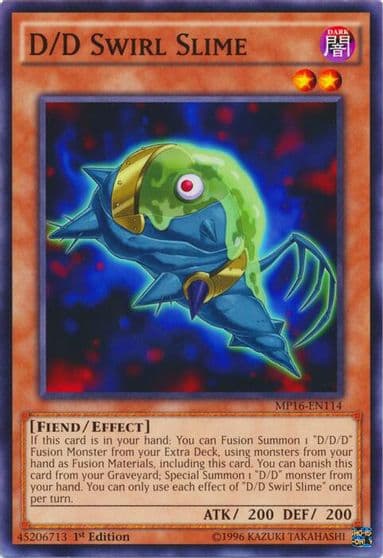 D D Swirl Slime 2016 Mega-Tins Mega Pack Yu-Gi-Oh! card
