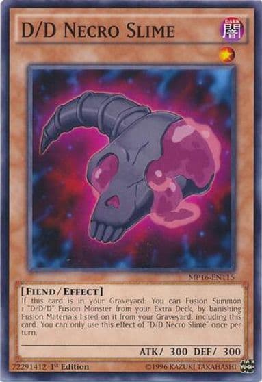 D D Necro Slime 2016 Mega-Tins Mega Pack Yu-Gi-Oh! card