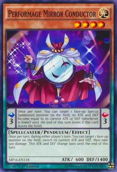 Performage Mirror Conductor 2016 Mega-Tins Mega Pack Yu-Gi-Oh! card