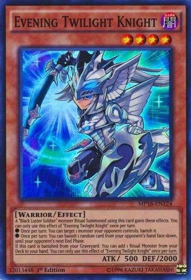 Evening Twilight Knight 2016 Mega-Tins Mega Pack Yu-Gi-Oh! card