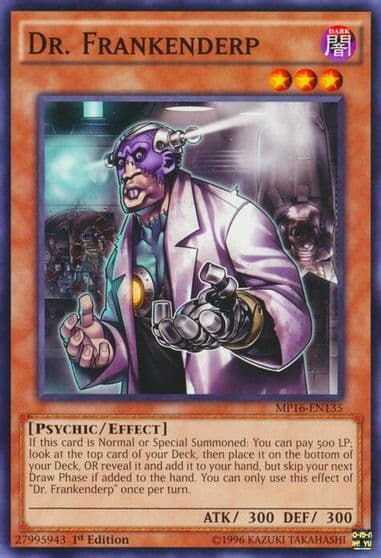 Dr Frankenderp 2016 Mega-Tins Mega Pack Yu-Gi-Oh! card