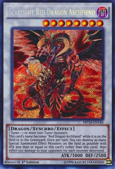 Scarlight Red Dragon Archfiend 2016 Mega-Tins Mega Pack Yu-Gi-Oh! card