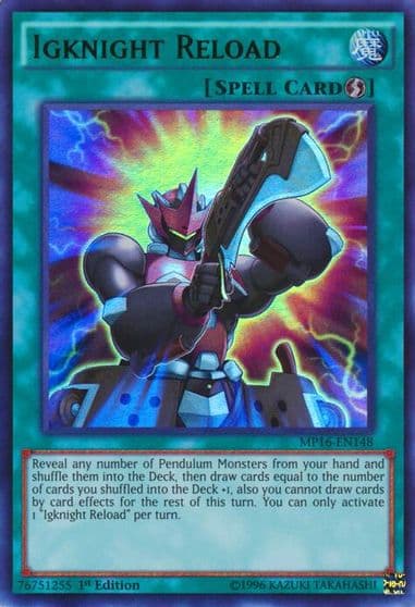 Igknight Reload 2016 Mega-Tins Mega Pack Yu-Gi-Oh! card