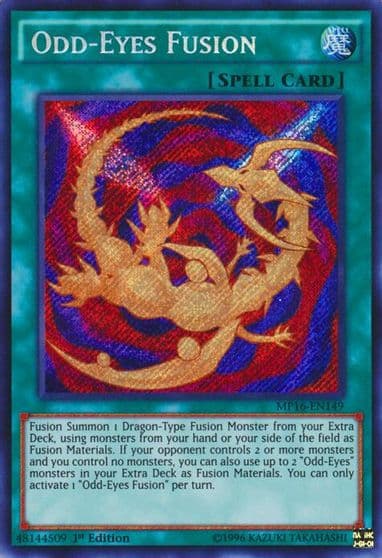 Odd Eyes Fusion 2016 Mega-Tins Mega Pack Yu-Gi-Oh! card