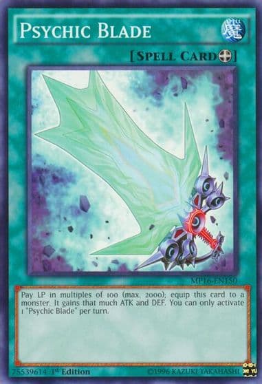 Psychic Blade 2016 Mega-Tins Mega Pack Yu-Gi-Oh! card