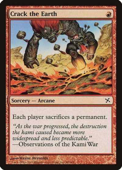 Crack the Earth Betrayers of Kamigawa Magic card