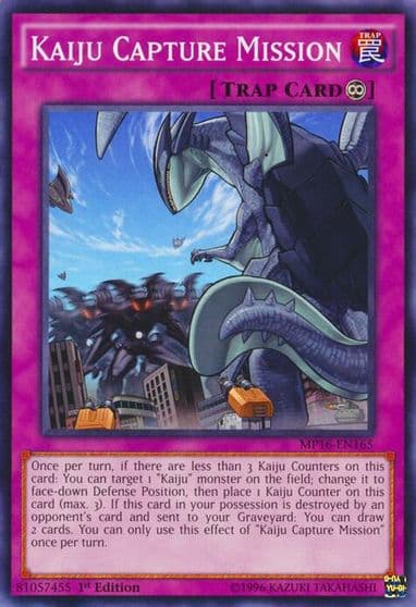 Kaiju Capture Mission 2016 Mega-Tins Mega Pack Yu-Gi-Oh! card
