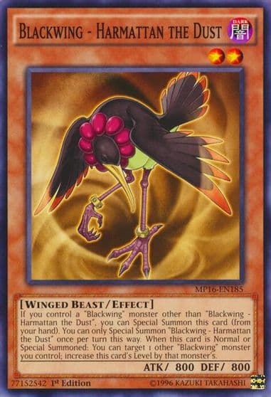 Blackwing Harmattan the Dust 2016 Mega-Tins Mega Pack Yu-Gi-Oh! card