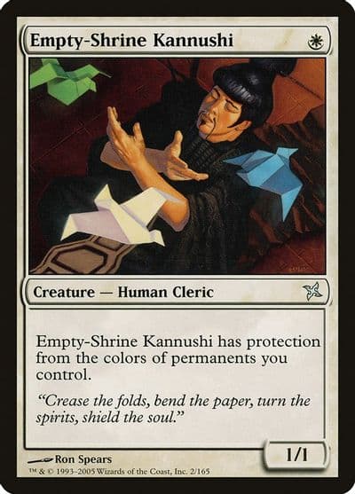 Empty Shrine Kannushi Betrayers of Kamigawa Magic card