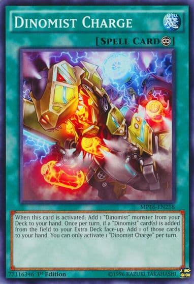 Dinomist Charge 2016 Mega-Tins Mega Pack Yu-Gi-Oh! card