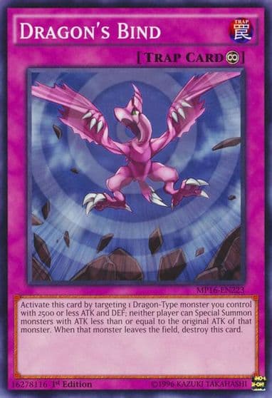 Dragons Bind 2016 Mega-Tins Mega Pack Yu-Gi-Oh! card