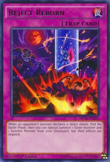 Reject Reborn 2016 Mega-Tins Mega Pack Yu-Gi-Oh! card