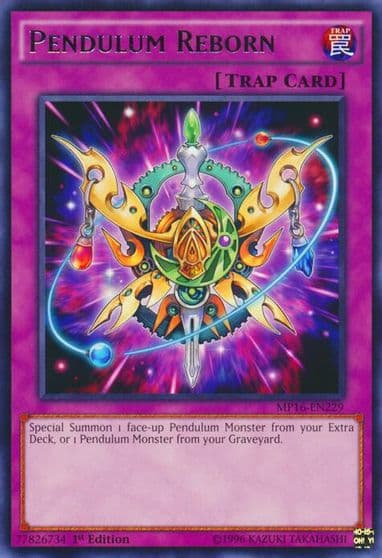 Pendulum Reborn 2016 Mega-Tins Mega Pack Yu-Gi-Oh! card