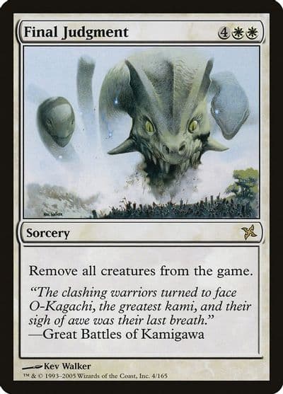Final Judgment Betrayers of Kamigawa Magic card