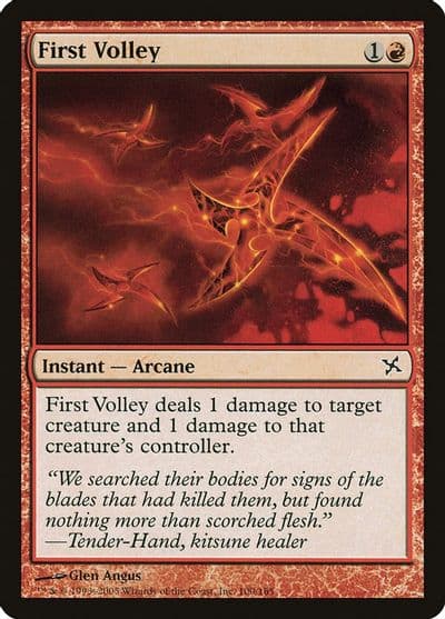 First Volley Betrayers of Kamigawa Magic card