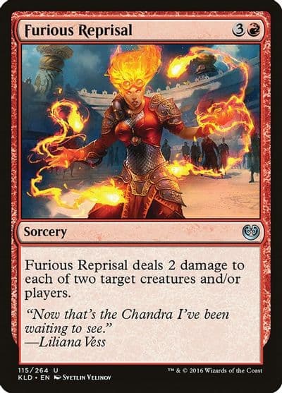 Furious Reprisal Kaladesh Magic card