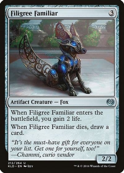 Filigree Familiar Kaladesh Magic card