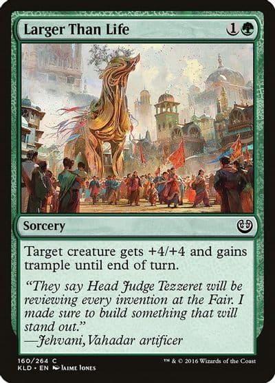 Larger Than Life Kaladesh Magic card