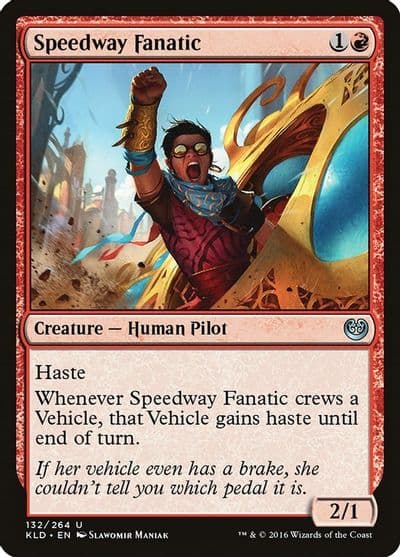 Speedway Fanatic Kaladesh Magic card