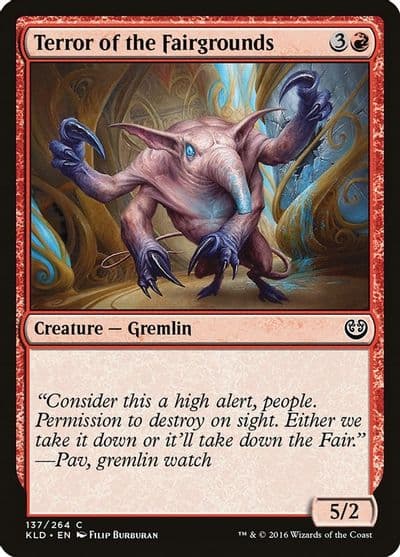 Terror of the Fairgrounds Kaladesh Magic card