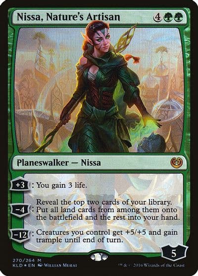 Nissa Natures Artisan Kaladesh Magic card