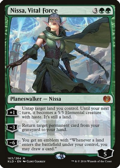 Nissa Vital Force Kaladesh Magic card