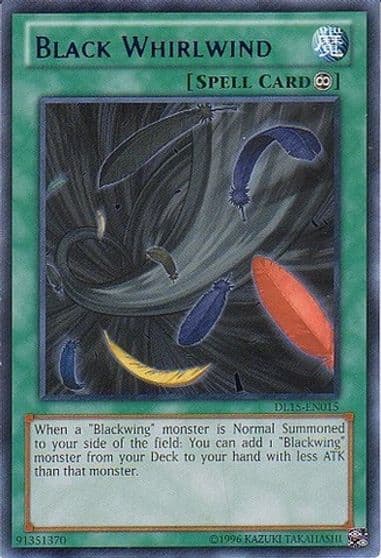 Black Whirlwind Purple Duelist League Promo Yu-Gi-Oh! card