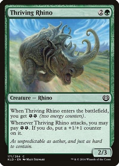 Thriving Rhino Kaladesh Magic card
