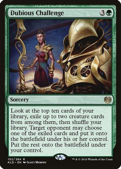 Dubious Challenge Kaladesh Magic card