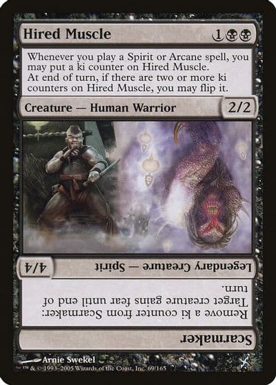 Hired Muscle Betrayers of Kamigawa Magic card