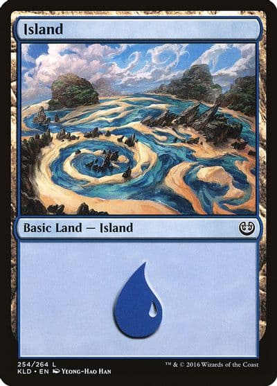 Island 254 Kaladesh Magic card