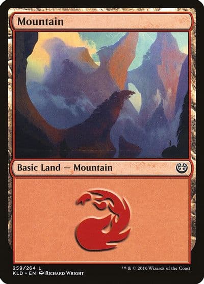 Mountain 259 Kaladesh Magic card