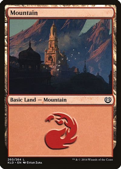 Mountain 260 Kaladesh Magic card