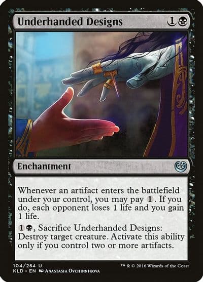 Underhanded Designs Kaladesh Magic card