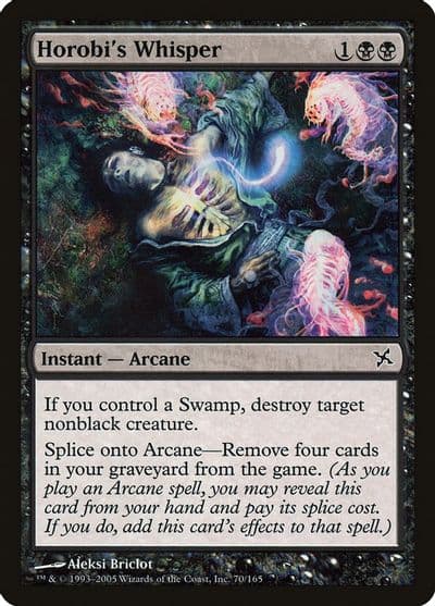 Horobis Whisper Betrayers of Kamigawa Magic card