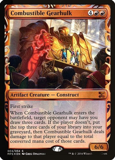 Combustible Gearhulk Masterpiece Series: Kaladesh Inventions Magic card