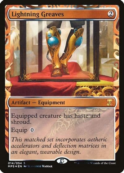Lightning Greaves Masterpiece Series: Kaladesh Inventions Magic card