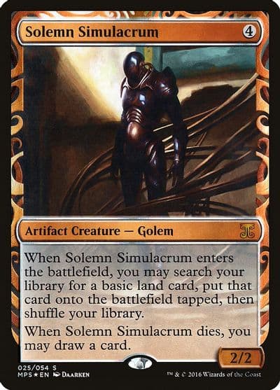 Solemn Simulacrum Masterpiece Series: Kaladesh Inventions Magic card