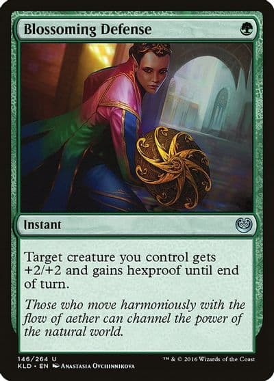 Blossoming Defense Kaladesh Magic card